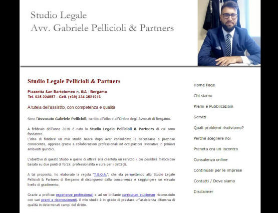 Avvocati Bergamo - Lo studio legale dell'Avvocato Gabriele Pellicioli