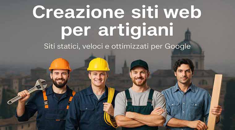 Creazione siti web per artigiani - Studio Viasetti